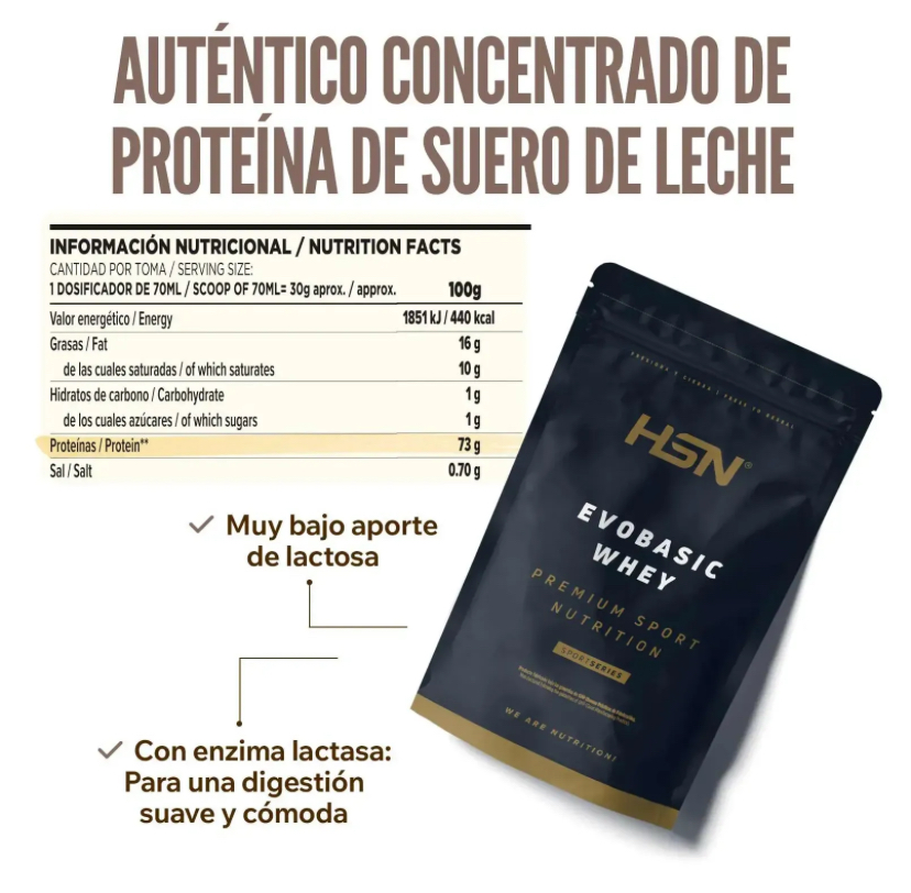 EVOBASIC WHEY PROTEIN EVOBASIC WHEY PROTEIN - Imagen 3